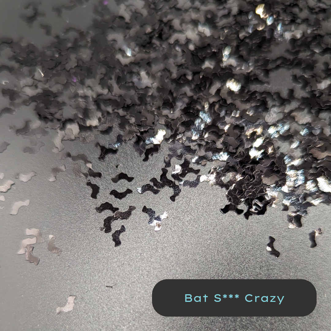 Bat S*** Crazy - Biodegradable Glitter