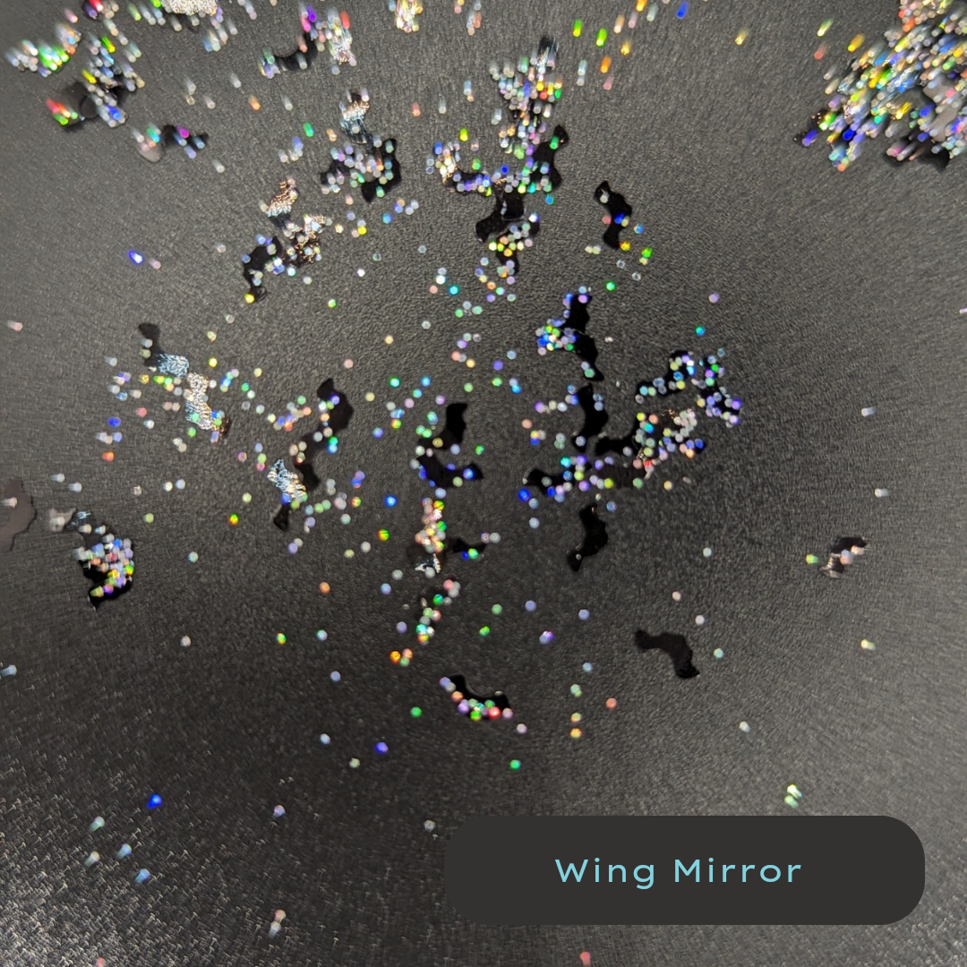 Wing Mirror - Biodegradable Glitter