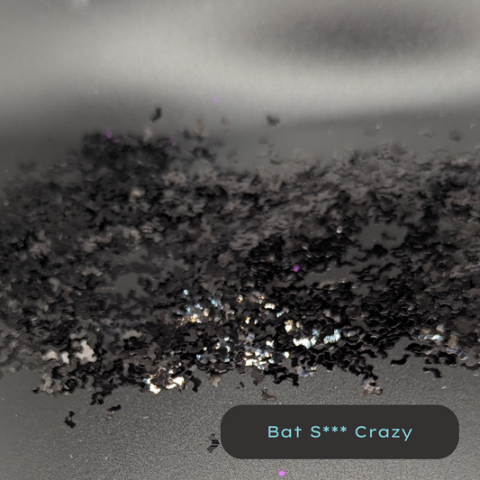 Bat S*** Crazy - Biodegradable Glitter
