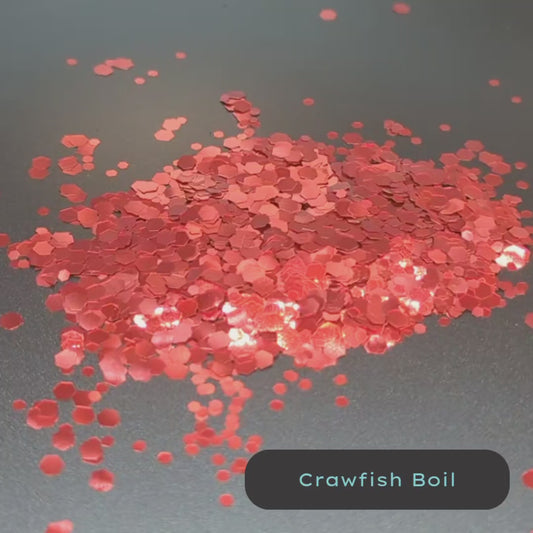 Crawfish Boil - Biodegradable Glitter -Red