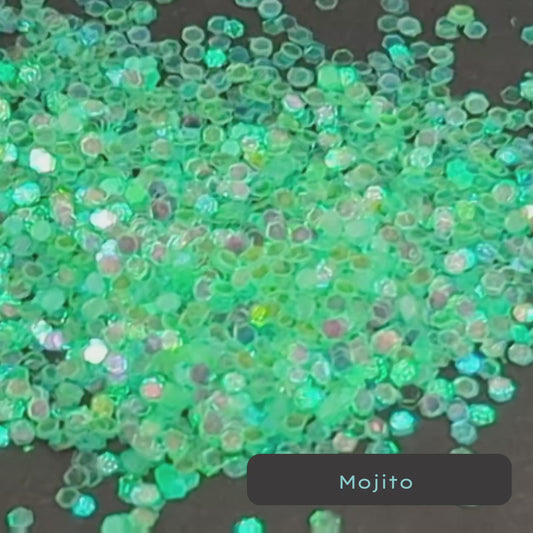 Mojito Green Iridescent Eco Glitter