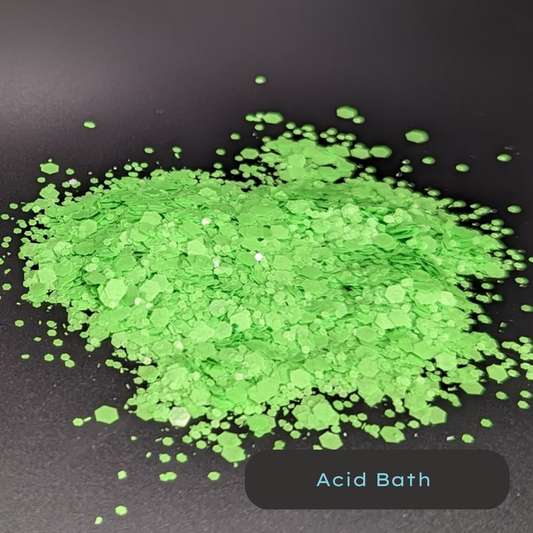 Acid Bath - Biodegradable Glitter -Neon Green