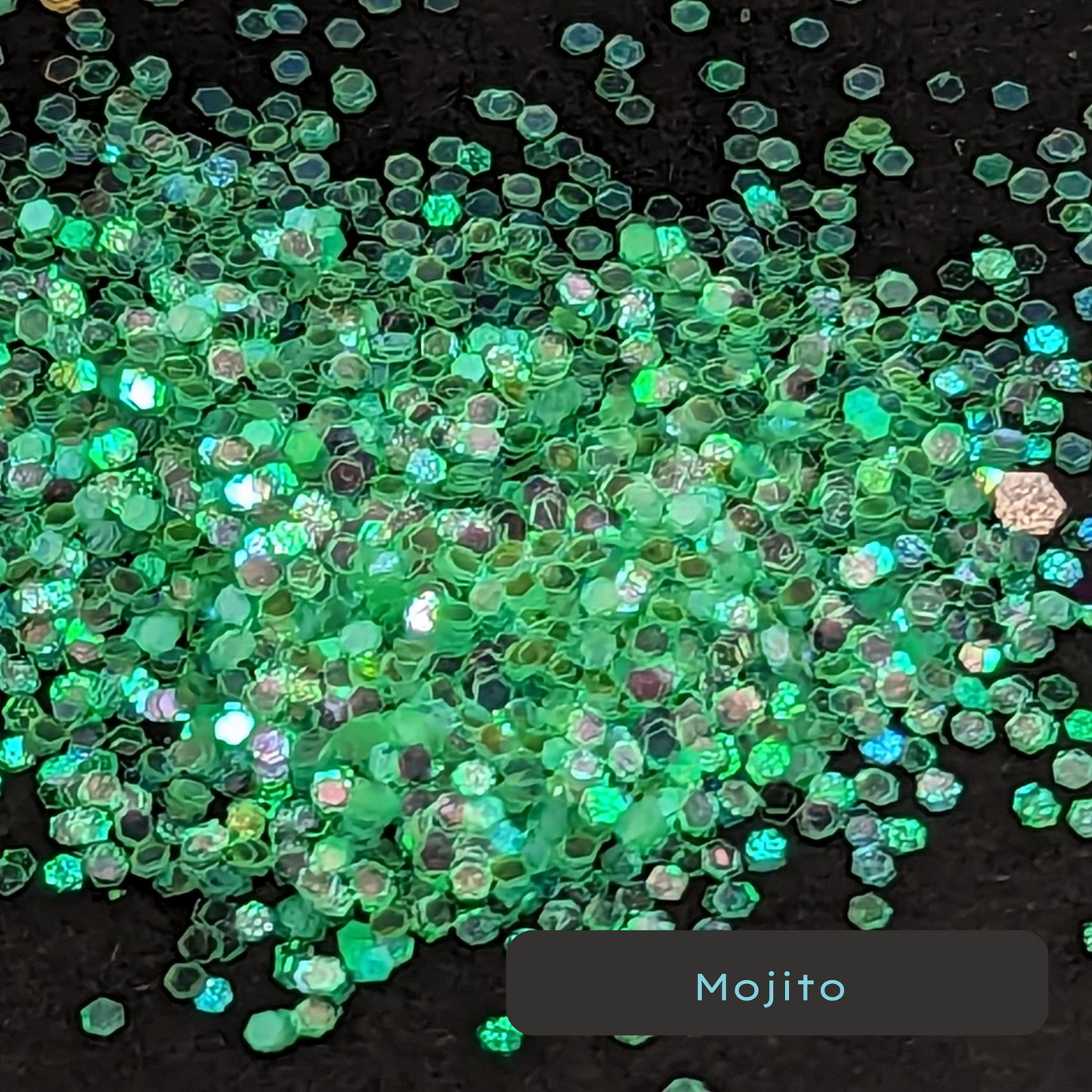 Mojito Green Iridescent Eco Glitter