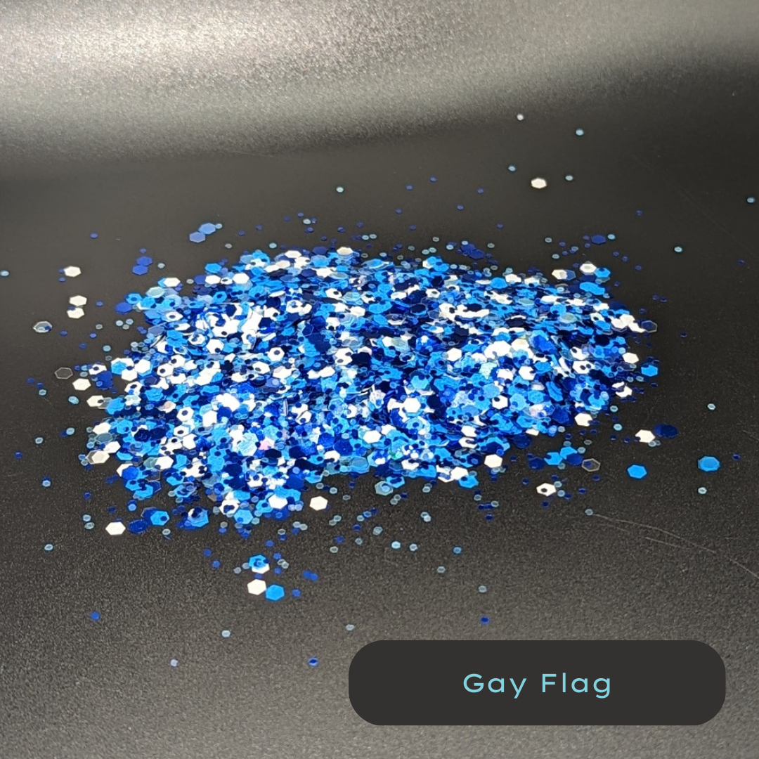 Gay Pride Flag Eco Glitter