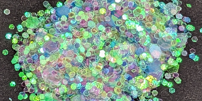 iridescent biodegradable glitter mermaid