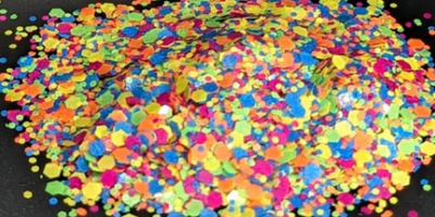 neon biodegradable glitter