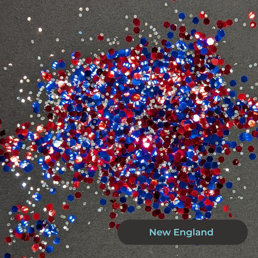 Biodegradable Glitter - New England - America's Game