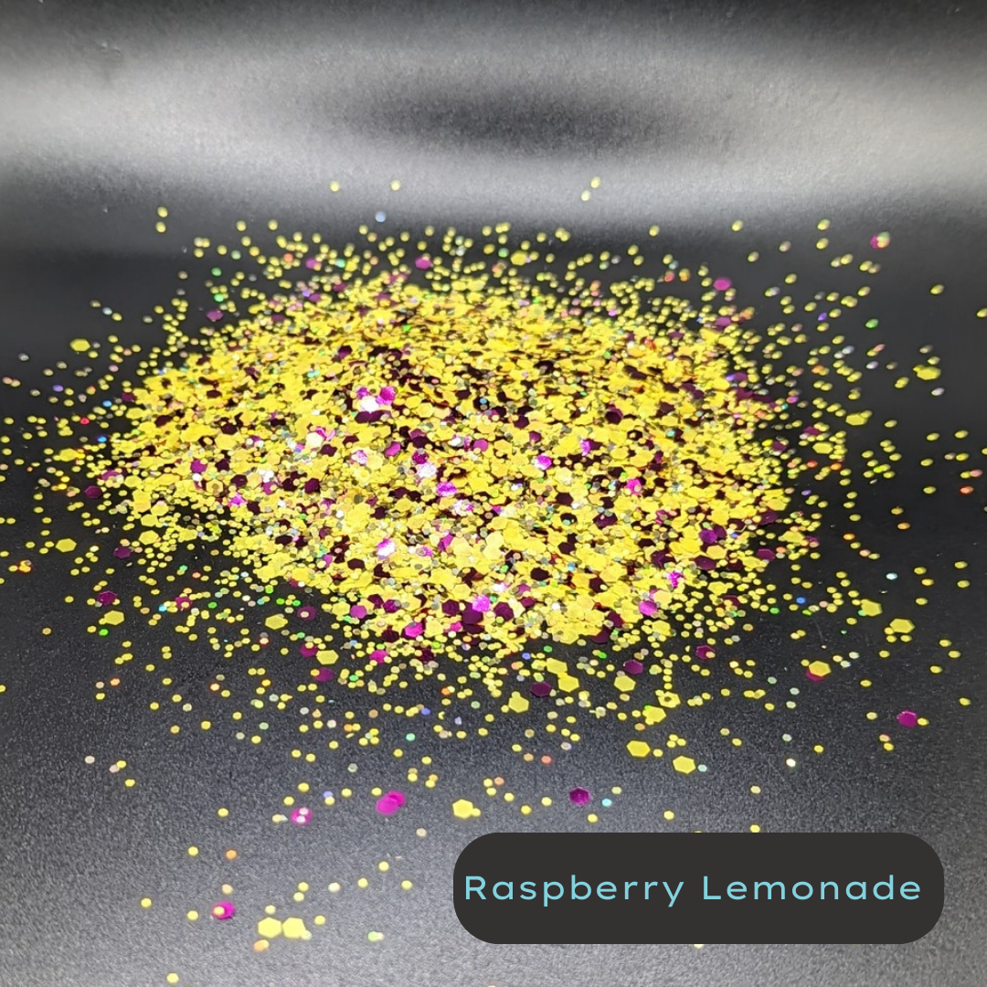 Glitter Raspberry Raspberry Lemonade- Biodegradable Glitter – Star Sprinkles ...