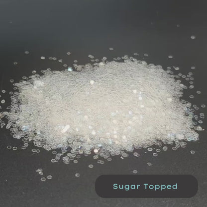 Sugar Topped Clear Biodegradable Eco Glitter