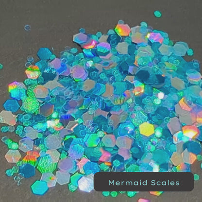 Biodegradable Glitter - Mermaid Scales - Turquoise