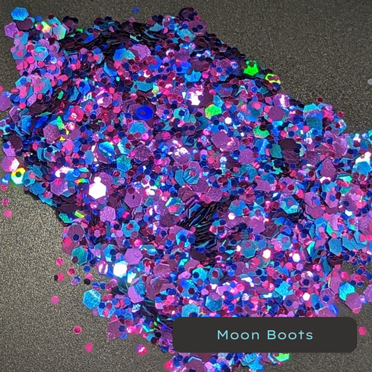 Moon Boots Galaxy Biodegradable Eco Glitter