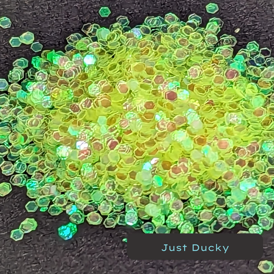 Just Ducky Yellow Iridescent Eco Glitter