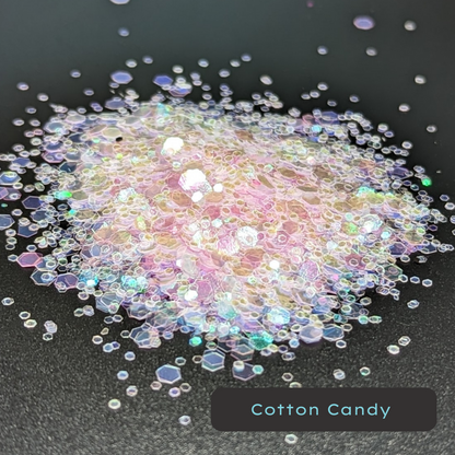 light pink iridescent unicorn skin biodegradable glitter