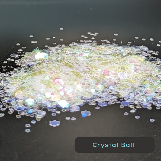 white clear iridescent biodegradable glitter plant-based unicorn skin glitter