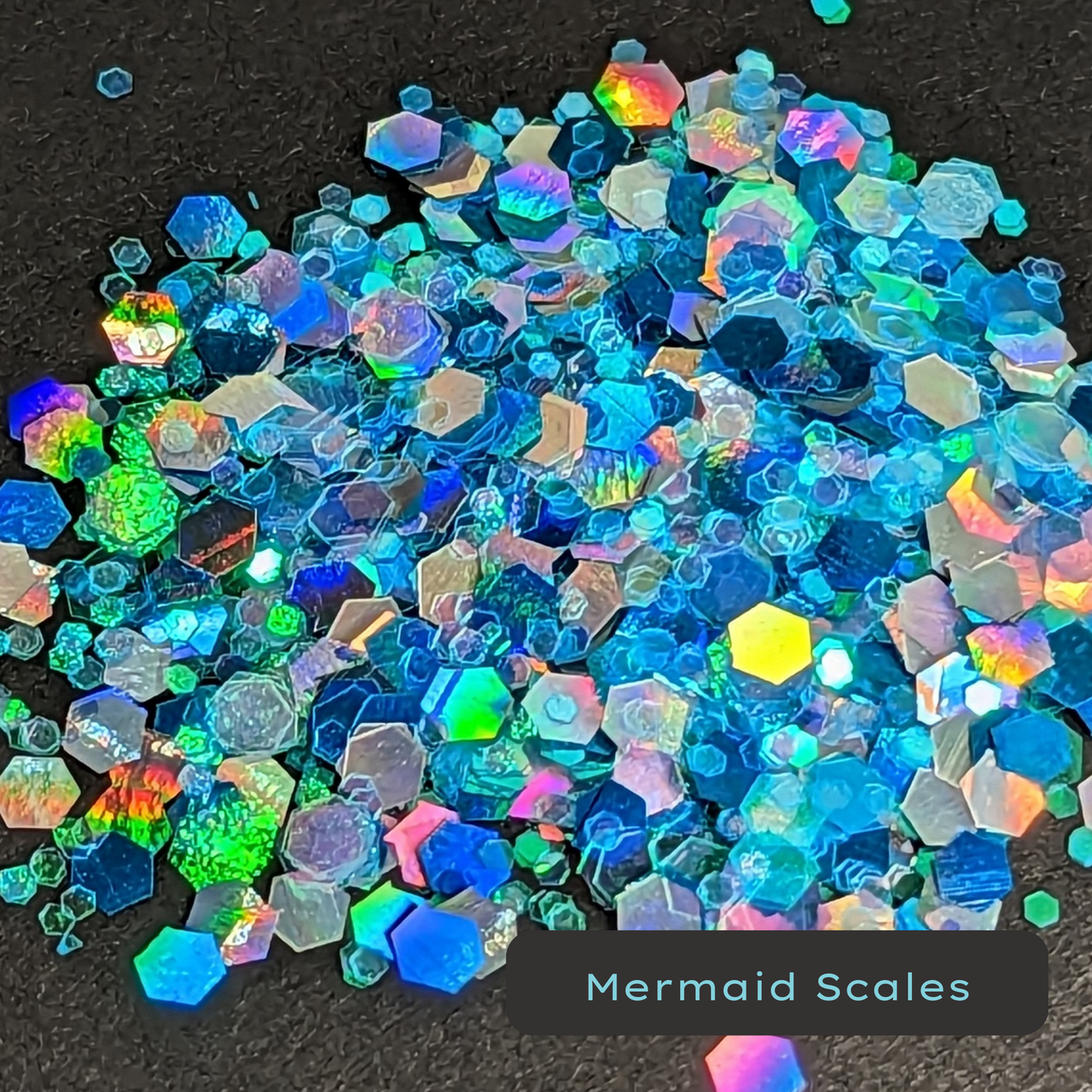 Biodegradable Glitter - Mermaid Scales - Turquoise